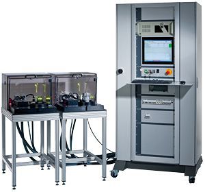 Banco de ensayo eléctrico - Schleich GmbH - automático / para sistema de dirección / de bobinas