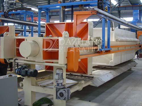 Filtro-prensa de bastidor - Dazhang Filtration Equipment Co.,Ltd - automática / controlada por PLC / horizontal