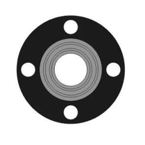 Junta de PTFE - 1250 series - Phelps Industrial Products LLC - de EPDM / BS / montada en brida