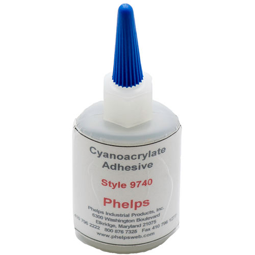 Cola cianoacrilato - RP 1000 - Phelps Industrial Products LLC - para metal / para caucho / para cerámica