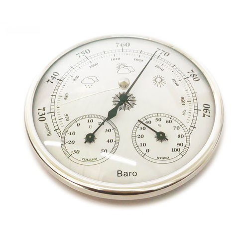 Termo-higrómetro previsión del tiempo para buques - BR300-1 - Shanghai QualityWell industrial CO.,LTD. - de esfera / para instalación en pared / temperatura
