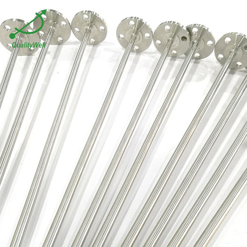 Termopozo con brida - QWFTWS - Shanghai QualityWell industrial CO.,LTD. - de acero inoxidable / para sensor de temperatura