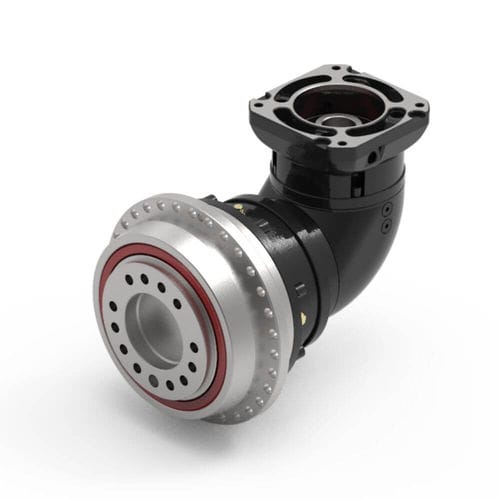 Servorreductor angular - HDR series - Newstart Planetary Gear Boxes Co.,Ltd. - planetario / con eje macizo / patas