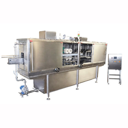Máquina de lavado de agua - Comi srl - de cepillo / para bidones / de acero inoxidable