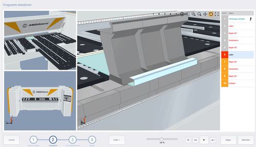 Software de simulación - MEGAbend  - RAS Reinhardt Maschinenbau GmbH - de red / de máquina / 3D