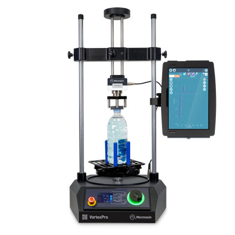 Medidor de par de sobremesa - VortexPro Touch - Mecmesin - para tapones de botellas / automatizado