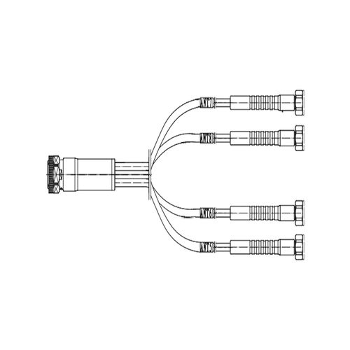 Cable óptico híbrido - HBC-14HF-MQ4 series - Amphenol Antenna Solutions