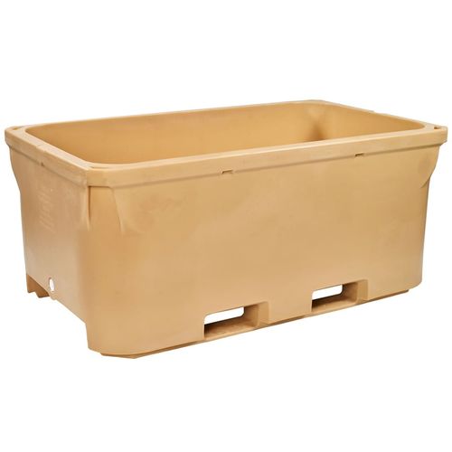 Caja-palé de plástico - 1400  - Borgarplast - para productos a granel / para la industria pesquera