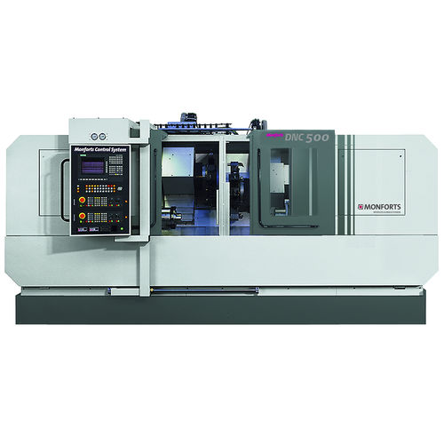 Torno CNC - DNC 500 DuoTurn - Monforts Werkzeugmaschinen GmbH & Co. KG - horizontal / de mesa inclinada / hidrostático