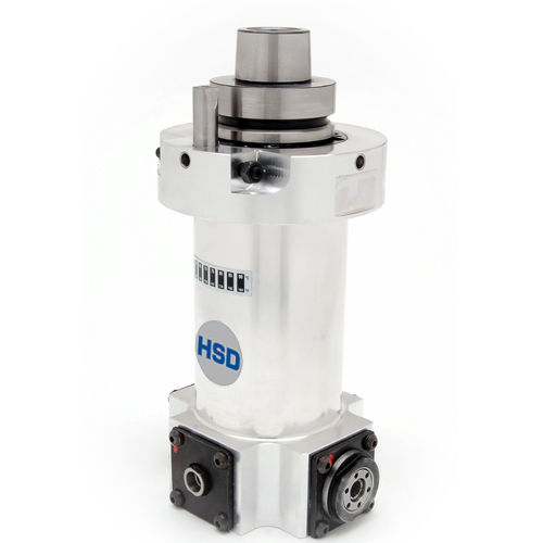 Cabezal angular 90° - 6314A0377 (HSK F63) - HSD - de 4 caras / para unidad de mecanizado / con taladros