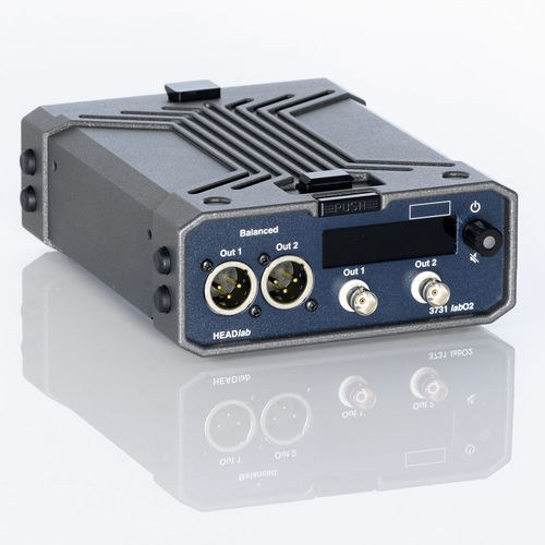 Registrador sonoro - labO2 - HEAD acoustics GmbH - 2 canales / binaural / con ecualizador de lectura