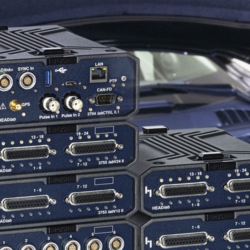 Sistema de adquisición de datos de vibración - HEADlab II - HEAD acoustics GmbH - sonoro / modular / resistente