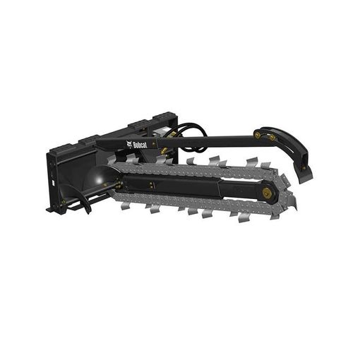 Zanjadora con cadena - BOBCAT - con neumáticos / para minicargadora compacta