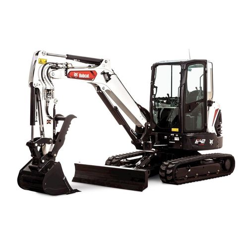 Miniexcavadora - E42 - BOBCAT - con orugas / Tier 4 provisional / para obra de construcción