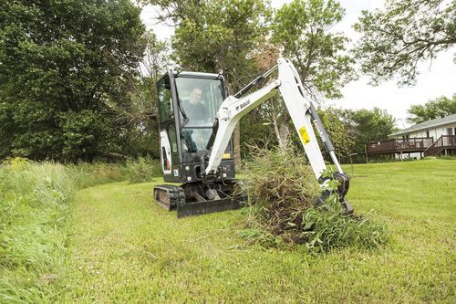 Miniexcavadora - E20 - BOBCAT - con orugas / Tier 4 final / para obra de construcción