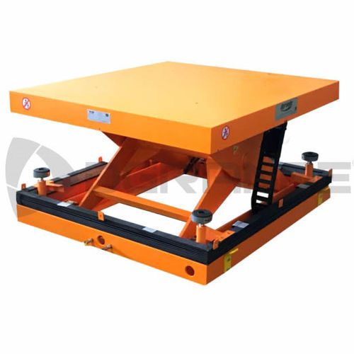 Mesa elevadora de tijera - DGRANDE MACHINES MANUFACTURER - hidráulica / estacionaria / extraplana