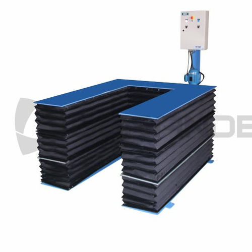 Mesa elevadora extraplana - DGRANDE MACHINES MANUFACTURER - de fuelle / hidráulica / estacionaria