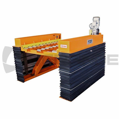 Mesa elevadora de tijera - DGRANDE MACHINES MANUFACTURER - hidráulica / estacionaria / extraplana