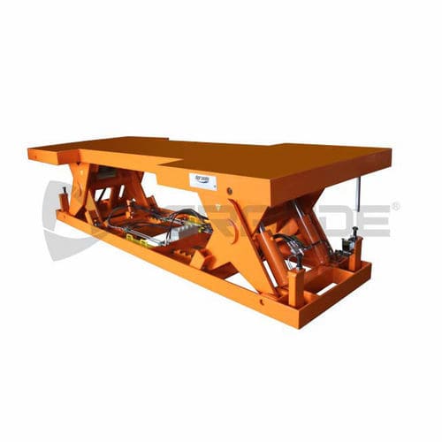 Mesa elevadora de tijera larga - DGRANDE MACHINES MANUFACTURER - hidráulica / estacionaria