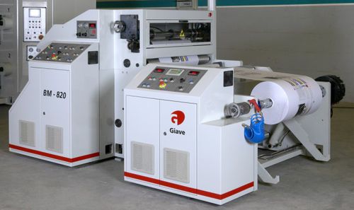 Cortadora rebobinadora automática - BM Series - GIAVE S.a - doble / para papel