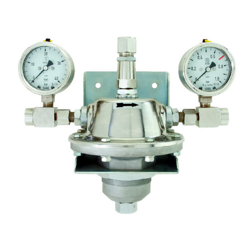 Regulador de presión para gas - PHR - Hornung GmbH - de diafragma / monoetapa / analógico