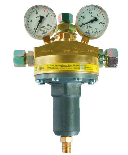 Regulador de presión para propano - ZDA 25 - Hornung GmbH - para gas / para gas caliente / para gas corrosivo