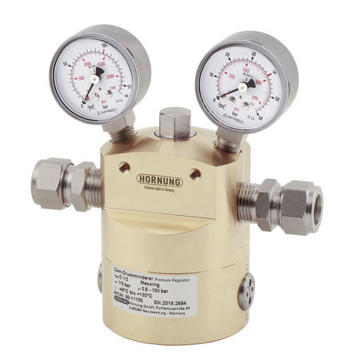 Regulador de presión para gas - DH 1/2 - Hornung GmbH - de diafragma / con chapaleta / con cúpula