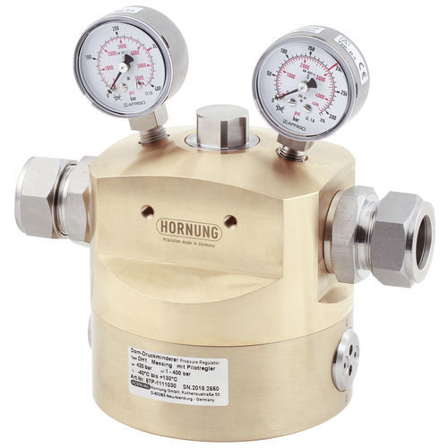 Regulador de presión para gas - D 1 - Hornung GmbH - de diafragma / con chapaleta / con cúpula