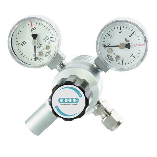 Regulador de presión para gas - HP 104 - Hornung GmbH - de diafragma / con chapaleta / monoetapa