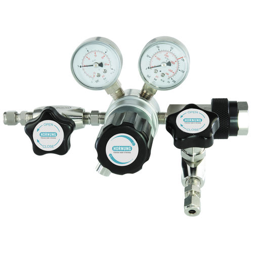 Regulador de presión para gas - HP 102 - Hornung GmbH - de diafragma / monoetapa / analógico