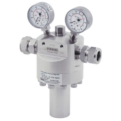 Manorreductor de gas - L 1/2 - Hornung GmbH - de muelle / monoetapa / de latón