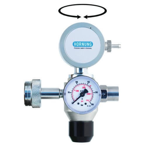 Regulador de presión de gas - ODR 2 - Hornung GmbH - de diafragma / de 2 etapas / analógico