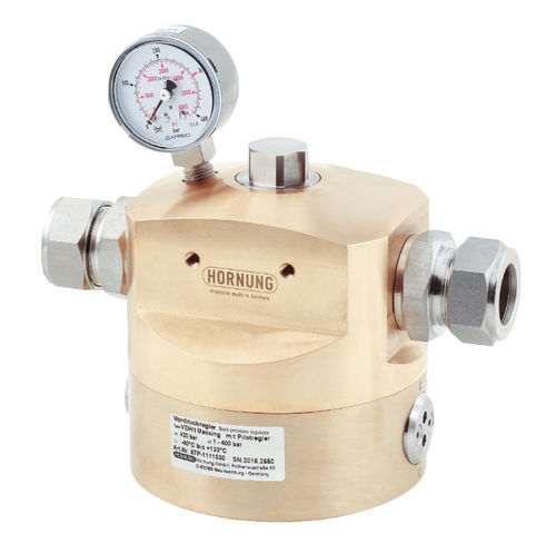 Regulador de presión de gas - VD series - Hornung GmbH - con cúpula / monoetapa / analógico