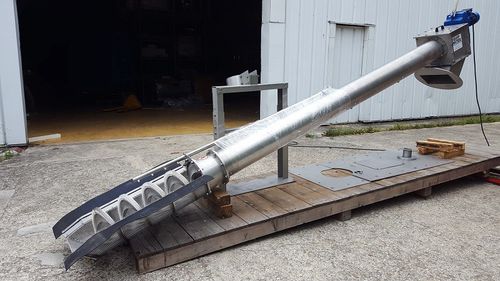 Reja de desbaste de tornillo - SPIRAL - Equipwater - para el tratamiento de aguas residuales