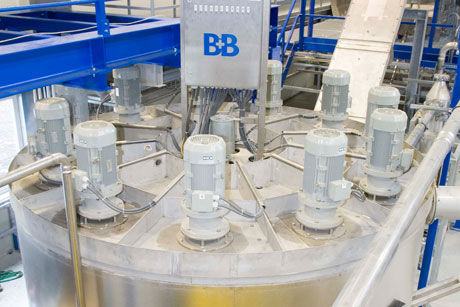 Máquina de limpieza de agua - B+B Anlagenbau - de vapor / para la industria del reciclaje / continua