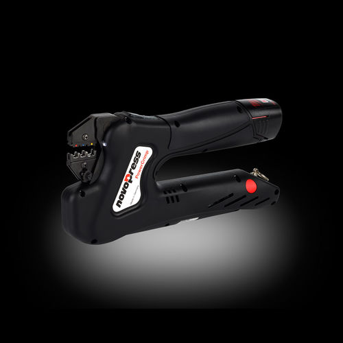 Herramienta de engaste eléctrica - PowerCrimp - novopress - para de hilo / con batería