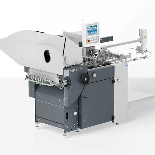 Dobladora de papel tríptico - T50 - MBO-folder - de plegado doble / automática