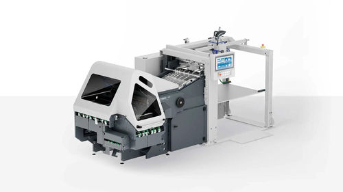 Dobladora de papel tríptico - K80 - MBO-folder - de plegado sencillo / de plegado en cruz / de plegado en zig zag