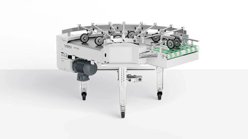 Transportador de banda - KT90 - MBO-folder - curvo / de transporte / de posicionamiento
