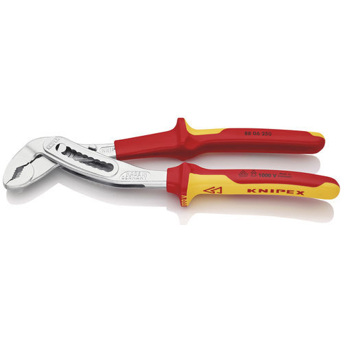 Alicate para bomba de agua - 88 06 250 - KNIPEX - para tubos / de acero / aislado