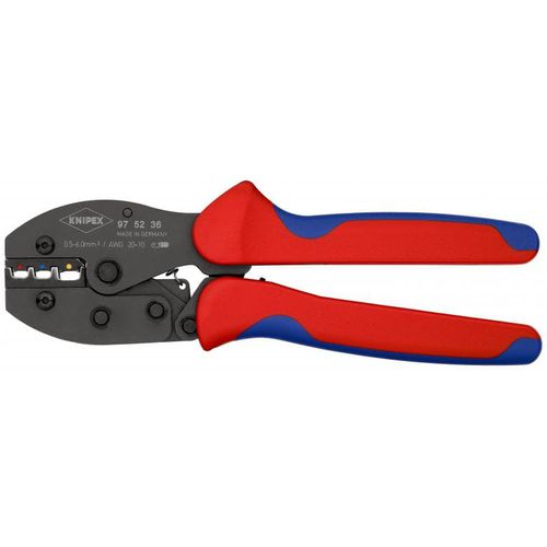 Alicate de engaste - 97 52 36 - KNIPEX - para cable / de acero / de precisión