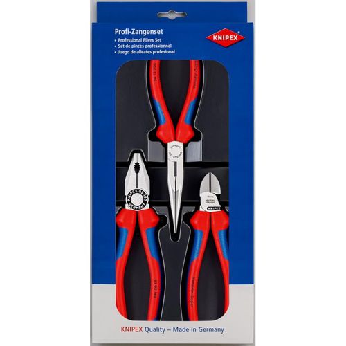 Juego de alicates de corte - 00 20 11 - KNIPEX - universal / punta de aguja