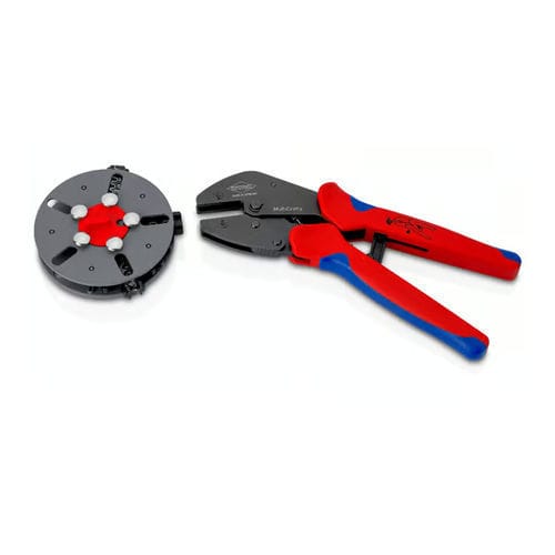 Alicate de engaste - 97 33 03 - KNIPEX - para cable / para conectores / de precisión
