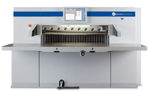 Guillotina programable - WB 132, WB 132 L - Baumann Wohlenberg - de alta velocidad / automática