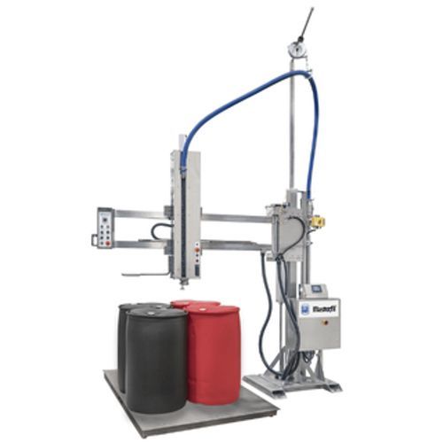Llenadora semiautomática - Adelphi - de barriles / IBC / para líquido de alta viscosidad