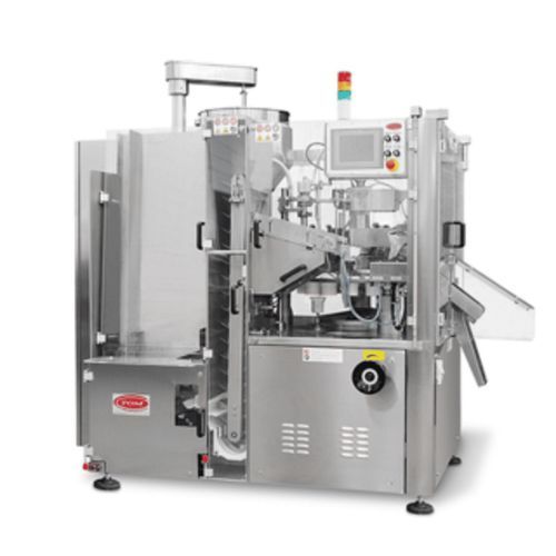 Llenadora-operculadora con mando eléctrico - TGM B620 - Adelphi - totalmente automática / para tubos / de productos pastosos
