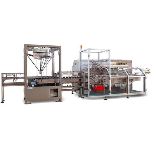 Estuchadora horizontal - BOX90 - Adelphi - para la industria cosmética / para la industria farmacéutica / para blísteres