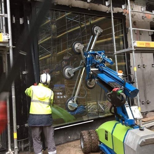 Robot de instalación de vidrio autopropulsada - Winlet 1000 - GMV Handling A/S