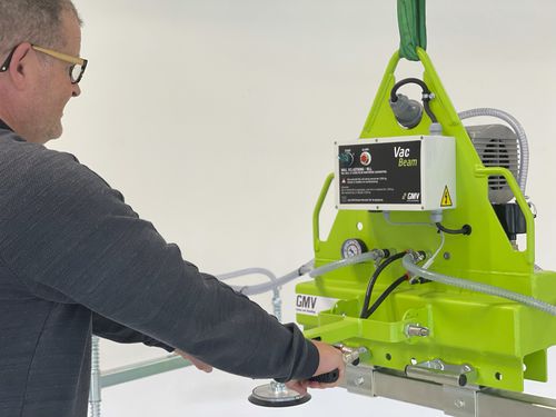 Elevador de ventosas para la industria - VacBeam Medium - GMV Handling A/S - para cargas pesadas / ajustable / eléctrico
