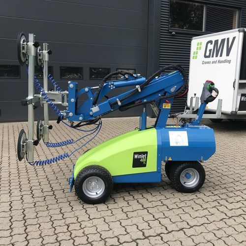 Robot de instalación de vidrio autopropulsada - Winlet 400TL SHB HS - GMV Handling A/S